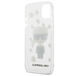 KARL LAGERFELD KLHCP13SHFLT IPHONE 13 MINI 5,4" PRZEZROCZYSTY/TRANSPARENT FLOWER IKONIK KARL