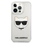 KARL LAGERFELD KLHCP13XCTR IPHONE 13 PRO MAX 6,7" HARDCASE TRANSPARENT CHOUPETTE HEAD