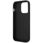 KARL LAGERFELD KLHCP14LSAPCHK IPHONE 14 PRO 6,1" HARDCASE CZARNY/BLACK SAFFIANO CHOUPETTE HEAD PATCH