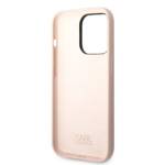 KARL LAGERFELD KLHCP14LSNCHBCP IPHONE 14 PRO 6,1" HARDCASE RÓŻOWY/PINK SILICONE CHOUPETTE
