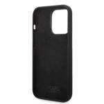 KARL LAGERFELD KLHCP14LSNIKBCK IPHONE 14 PRO 6,1" HARDCASE CZARNY/BLACK SILICONE IKONIK