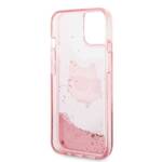 KARL LAGERFELD KLHCP14MLNCHCP IPHONE 14 PLUS / 15 PLUS 6,7" RÓŻOWY/PINK HARDCASE GLITTER CHOUPETTE HEAD