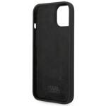 KARL LAGERFELD KLHCP14MSLCTBK IPHONE 14 PLUS / 15 PLUS 6,7" HARDCASE CZARNY/BLACK SILICONE CHOUPETTE BODY