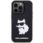 KARL LAGERFELD KLHCP14X3DRKHNK IPHONE 14 PRO MAX 6.7" CZARNY/BLACK HARDCASE RUBBER CHOUPETTE 3D