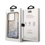 KARL LAGERFELD KLHCP14XLCKVK IPHONE 14 PRO MAX 6,7" CZARNY/BLACK HARDCASE LIQUID GLITTER ELONG