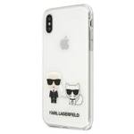 KARL LAGERFELD KLHCPXCKTR IPHONE X/XS HARDCASE TRANSPARENT KARL & CHOUPETTE