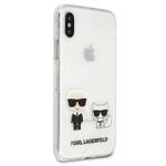 KARL LAGERFELD KLHCPXCKTR IPHONE X/XS HARDCASE TRANSPARENT KARL & CHOUPETTE