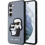 KARL LAGERFELD KLHCS23SSANKCPG S23 S911 HARDCASE SZARY/GREY SAFFIANO KARL & CHOUPETTE