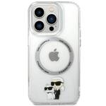 KARL LAGERFELD KLHMP13LHNKCIT IPHONE 13 PRO 6,1" HARDCASE TRANSPARENT ICONIC KARL&CHOUPETTE MAGSAFE