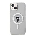 KARL LAGERFELD KLHMP15MHFCKNOT IPHONE 15 PLUS / 14 PLUS 6.7" TRANSPARENT HARDCASE IML IKONIK MAGSAFE