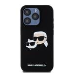 KARL LAGERFELD KLHMP15XSKCHPPLK IPHONE 15 PRO MAX 6.7" CZARNY/BLACK HARDCASE SILICONE KARL & CHOUPETTE MAGSAFE