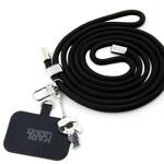 KARL LAGERFELD KLUCNMSCKIK UNIVERSAL CBDY CORD PASEK CZARNY/BLACK