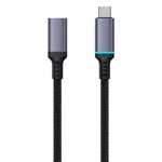 Kabel Baseus High Definition Series USB-C (męski) / USB-C (żeński) 10Gb/s 1m - czarny