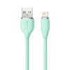 Kabel USB do Lightning Baseus Jelly, 2.4A, 2m (zielony)