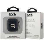 Karl Lagerfeld KLA2PGKIPK AirPods 1/2 cover czarny/black Monogram Karl Head