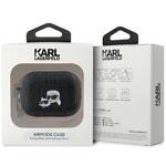 Karl Lagerfeld KLAP2PGKCPK AirPods Pro 2 (2022/2023) cover czarny/black Monogram Karl & Choupette Head