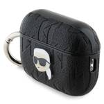 Karl Lagerfeld KLAP2PGKIPK AirPods Pro 2 (2022/2023) cover czarny/black Monogram Karl Head