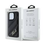 Karl Lagerfeld KLHCP13XPQDSMGK iPhone 13 Pro Max 6.7" czarny/black hardcase Diagonal Quilted Script