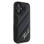 Karl Lagerfeld KLHCP16MPQDSMGK iPhone 16 Plus 6.7" czarny/black hardcase Quilted Signature