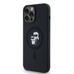 Karl Lagerfeld KLHMP13XSCMKCRHK iPhone 13 Pro Max 6.7" czarny/black hardcase Silicone Karl & Choupette MagSafe