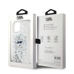 Karl Lagerfeld KLHMP14SLGCHSGH iPhone 14 / 15 / 13 6.1" hardcase transparent Liquid Glitter Choupette Head Magsafe