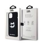 Karl Lagerfeld KLHMP15SSCHPPLK iPhone 15 / 14 / 13 6.1" czarny/black hardcase Silicone Choupette Head MagSafe