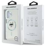 Karl Lagerfeld KLHMP16MHLSCHH iPhone 16 Plus 6.7" biały/white hardcase IML Metal Choupette Head MagSafe