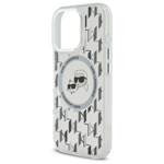 Karl Lagerfeld KLHMP16XHMCKMHT iPhone 16 Pro Max 6.9" przezroczysty/transparent IML Monogram Karl&Choupette Head MagSafe