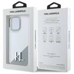 Karl Lagerfeld KLHMP16XSCMKMPCH iPhone 16 Pro Max 6,9" Silicone Initial Logo biały/white