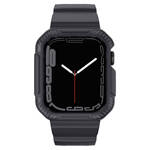 Kingxbar CYF106 2w1 pancerne etui Apple Watch SE, 8, 7, 6, 5, 4, 3, 2, 1 (41, 40, 38 mm) z paskiem szare