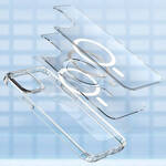 Kingxbar PQY Crystal Series magnetyczne etui do iPhone 13 obudowa pokrowiec przezroczysty (kompatybilne z MagSafe)