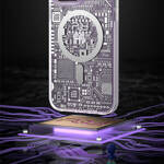 Kingxbar PQY Geek Series magnetyczne etui iPhone 14 Pro MagSafe złote