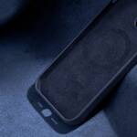 Kingxbar PQY Silicone Series magnetyczne etui do iPhone 13 Pro Max silikonowa obudowa pokrowiec niebieski (kompatybilne z MagSafe)