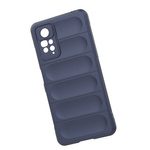 Magic Shield Case etui do Xiaomi Redmi Note 11 Pro elastyczny pancerny pokrowiec ciemnoniebieski