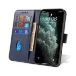 Magnet Case elegancki futerał etui pokrowiec z klapką i funkcją podstawki Xiaomi Redmi 10 niebieski