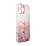 Marble Case etui do iPhone 12 Pro Max żelowy pokrowiec marmur różowy