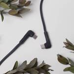 Maxlife kabel kątowy MXUC-09 USB-C - USB-C 1,0 m 60W czarny