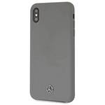 Mercedes MEHCI65SILGR iPhone Xs Max hard case szary/grey Silicon