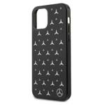 Mercedes MEHCP12LESPBK iPhone 12 Pro Max 6,7" czarny/black hardcase Silver Stars Pattern