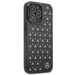 Mercedes MEHCP13LESPBK iPhone 13 Pro / 13 6,1" czarny/black hardcase Silver Stars Pattern