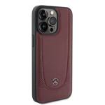 Mercedes MEHCP15LARMRE iPhone 15 Pro 6.1" czerwony/red hardcase Leather Urban Bengale