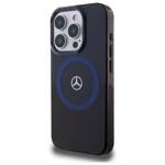 Mercedes MEHMP16X23HBIKV iPhone 16 Pro    Max 6.9" czarny niebieski/black blue hardcase MB Double Layer BiColor MagSafe