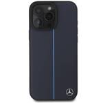 Mercedes MEHMP16X23RURBV iPhone 16 Pro Max 6.9" granatowy/navy hardcase MB Blue Line Leather MagSafe