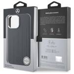 Mercedes MEHMP16X23SUVSA iPhone 16 Pro    Max 6.9" szary/grey hardcase Silicone Vertical Tonal Stripes MagSafe