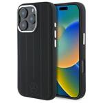 Mercedes MEHMP16X23SUVSK iPhone 16 Pro    Max 6.9" czarny/black hardcase Silicone Vertical Tonal Stripes MagSafe