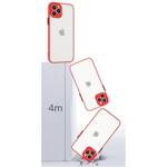 Milky Case silikonowe elastyczne półprzezroczyste etui do Xiaomi Redmi Note 10 5G / Poco M3 Pro czerwony