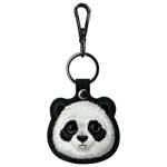 Nimmy Zestaw 3w1 torebka na telefon +     portfel + etui na lokalizator czarny/black Big Eyed Pet 2.0 Panda