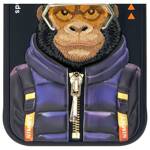 Nimmy etui iPhone 15 6.1" czarny/black    Cool&Cute 2.0 Monkey