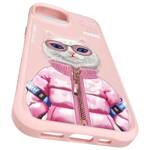 Nimmy etui iPhone 15 6.1" różowy/pink     Cool&Cute 2.0 Cat