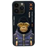 Nimmy etui iPhone 15 Pro Max 6.7"         czarny/black Cool&Cute 2.0 Monkey